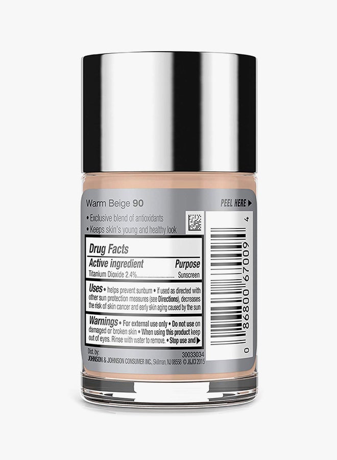 نيوتروجينا كريم أساس هيلثي سكن سائل 90 بيج دافئ - Image 2