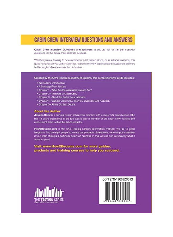 Cabin Crew Interview Questions And Answers paperback english - 01 Mar 2013 - v1551191270/N21256544A_2