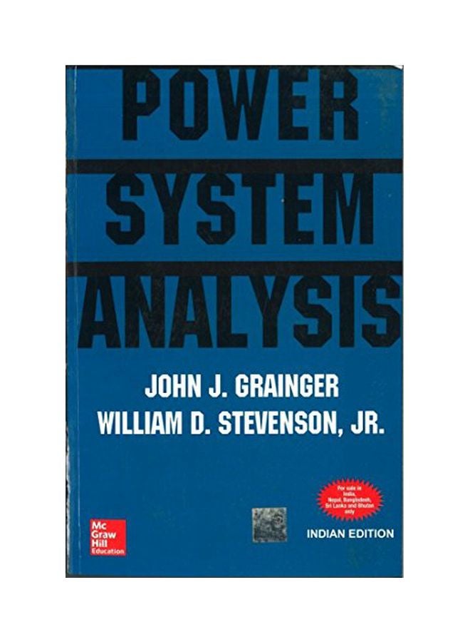 Power System Analysis Paperback English by John J. Grainger - 05 Dec 2003