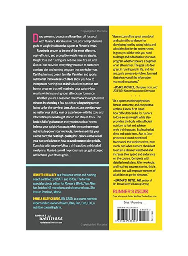 Runner's World Run To Lose : A Complete Guide To Weight Loss For Runners paperback english - 22 Dec 2015  - Image 2