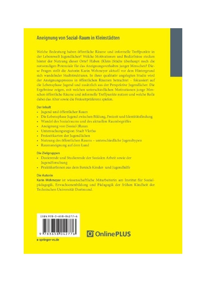 Aneignung Von Sozial-Raum In Kleinstadten paperback german - 29 Nov 2013 - Image 2