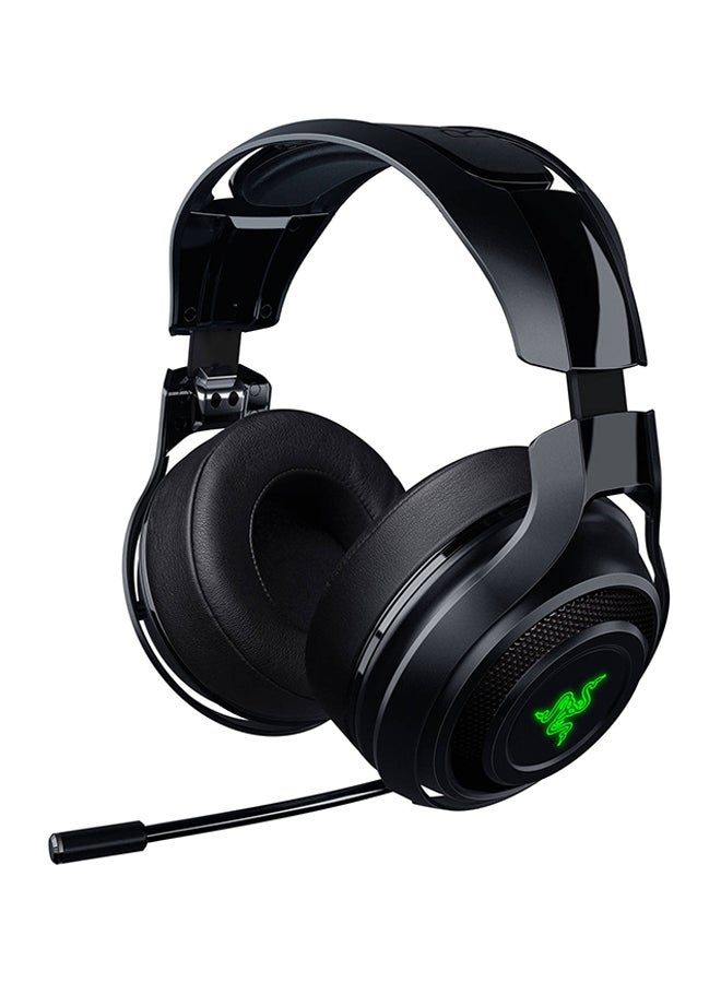 ريزر سماعة رأس لاسلكية مان أو وور بتصميم يغطي الأذن أسود - Image 1