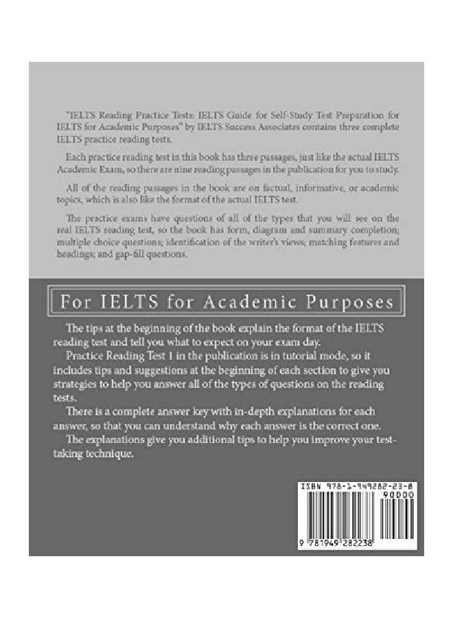 IELTS Reading Practice Tests: IELTS Guide For Self-Study Test Preparation paperback english - 28 Jul 2014  - Image 2