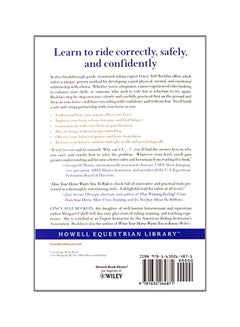 How Your Horse Wants You To Ride: Starting Out, Starting Over Paperback English by Gincy Self Bucklin - 01 Oct 2004 - v1551191826/N21256217A_2