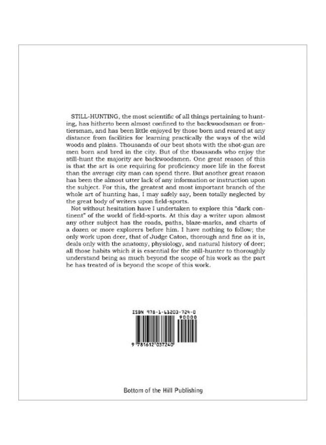 The Still Hunter Paperback English by Theodore S Van Dyke - 29 Dec 2012  - Image 2
