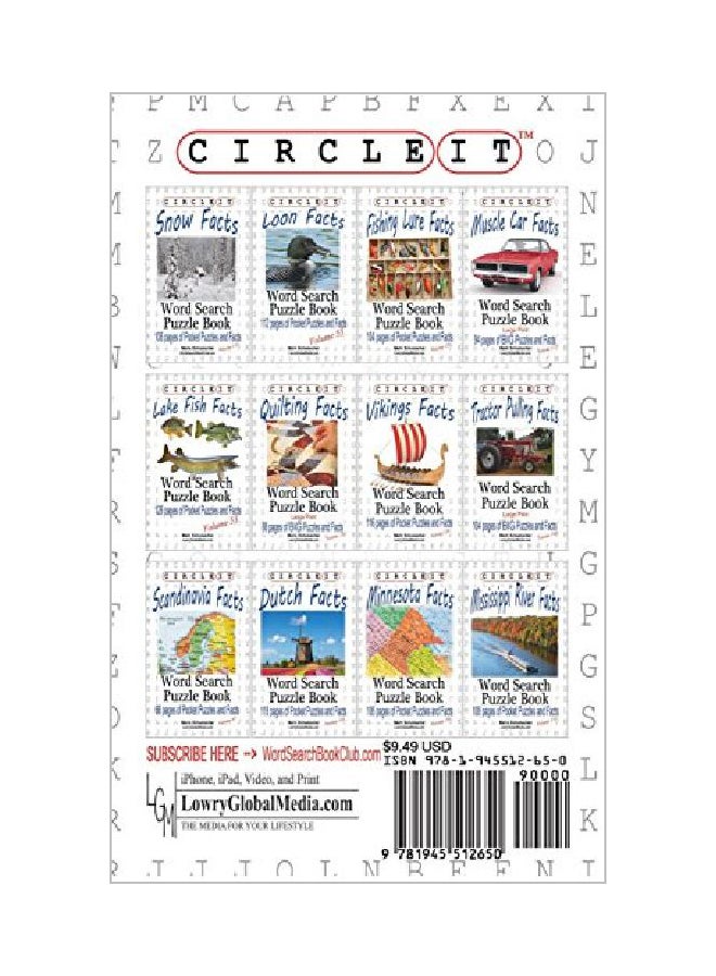 Circle It: Hunting Facts, Word Search, Puzzle Book Paperback English by Mark Schumacher - 30 Mar 2017  - Image 2