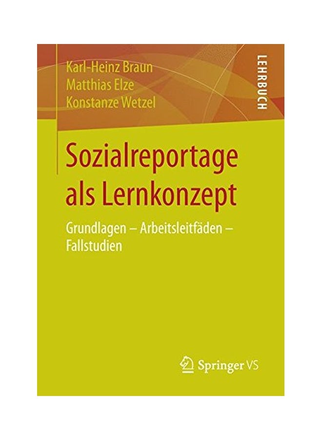 Sozialreportage Als Lernkonzept paperback german - 08 Dec 2015 - Image 1