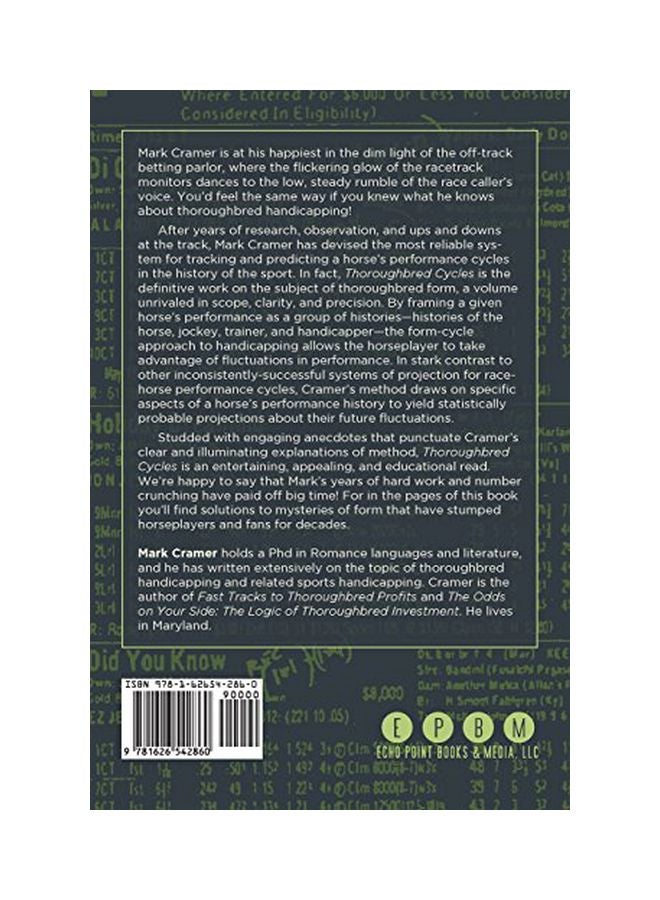 Thoroughbred Cycles: How To Form Factor Affects Handicapping paperback english - 08 Oct 2015  - Image 2