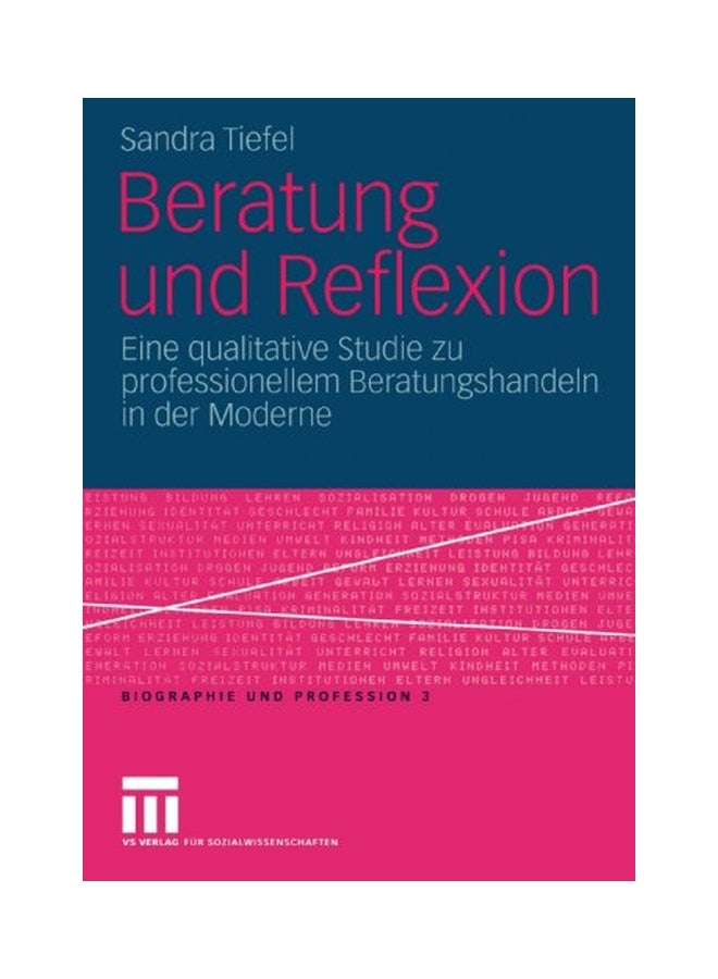 Beratung Und Reflexion paperback german - 15 Jul 2004