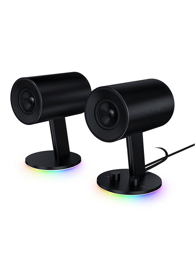 RAZER - Nommo Chroma 2.0 Rear Bass Ports USB Audio Wired Gaming Speakers - Image 1