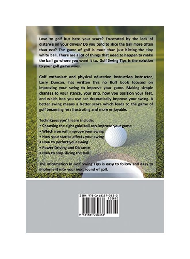 Golf Swing Tips: Simple Techniques To Drive The Ball For Distance And Accuracy paperback english - 06 Jan 2015 - v1551192000/N21256260A_2