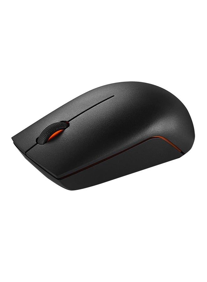 Lenovo 300 Wireless Compact Mouse Black - Image 1