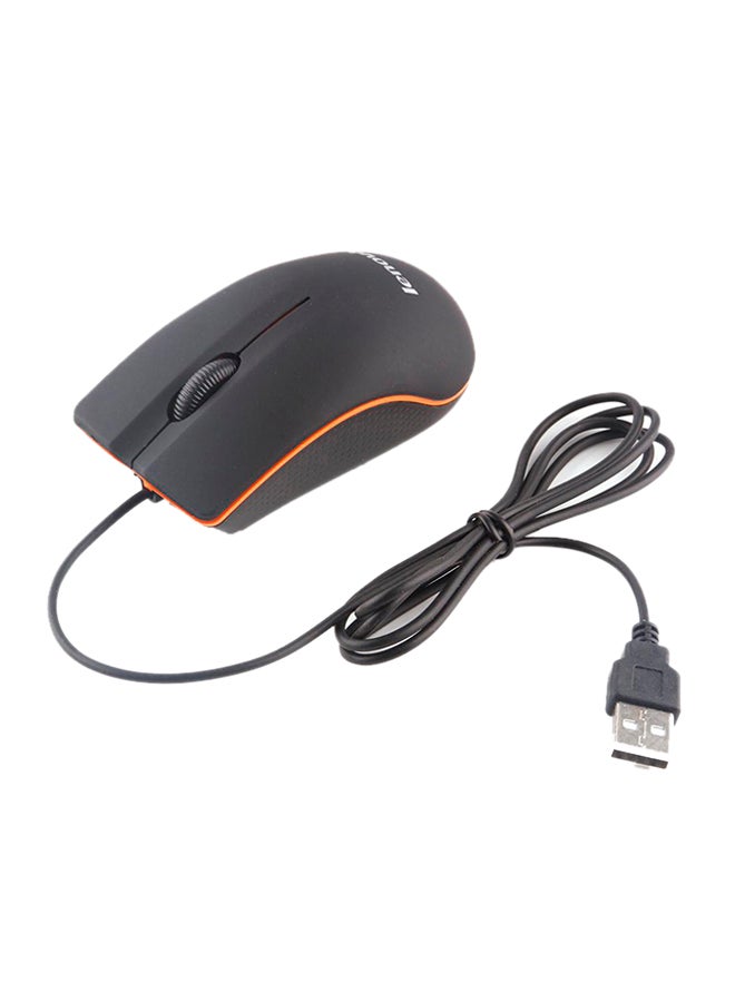 Lenovo - M20 Mini Wired Mouse Black - Image 1