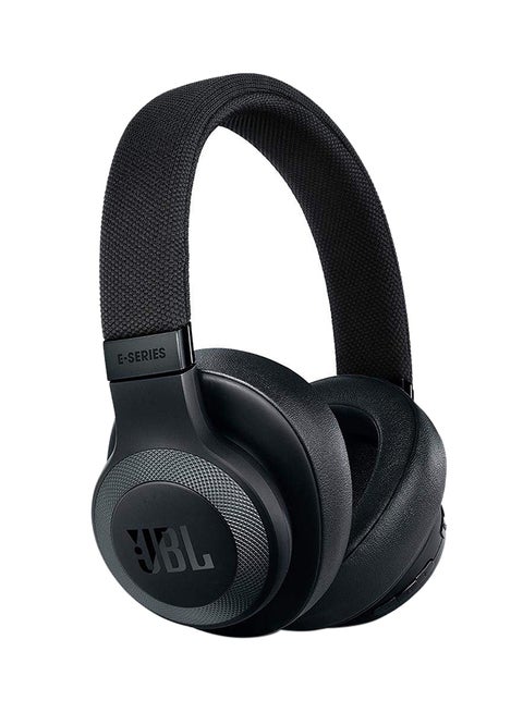 E65BTNC Over-Ear Wireless Bluetooth Headset With Active Noise Cancelling Microphone Black