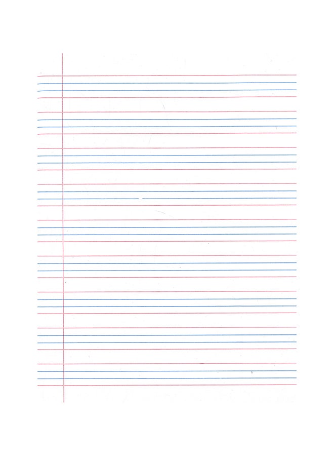 Psi - Four Line Exercise Notebook, 100 Pages Blue - Image 1