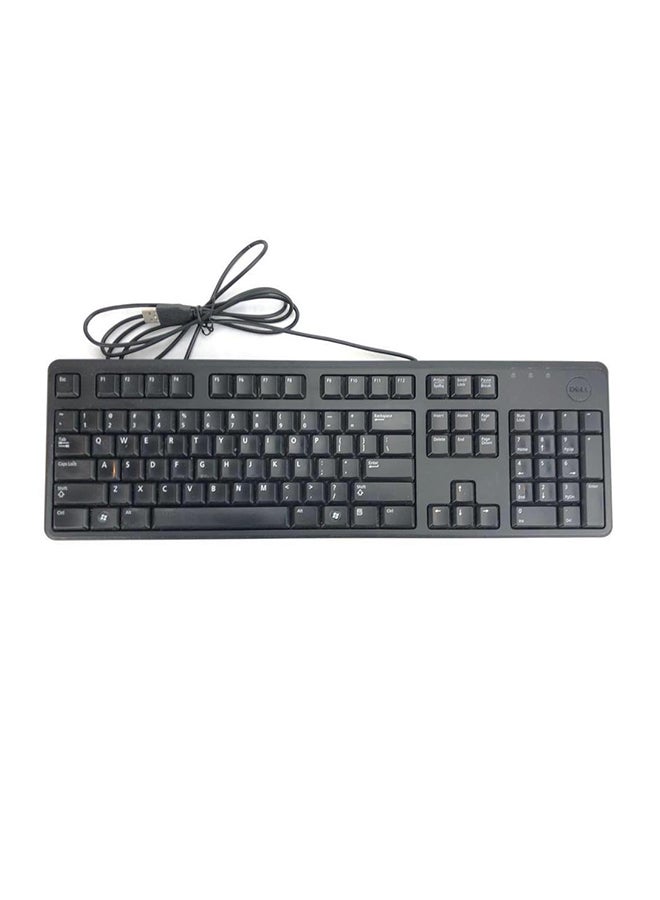 ديل لوحة مفاتيح USB بـ 104 مفتاح - Kb 212 أسود - Image 1