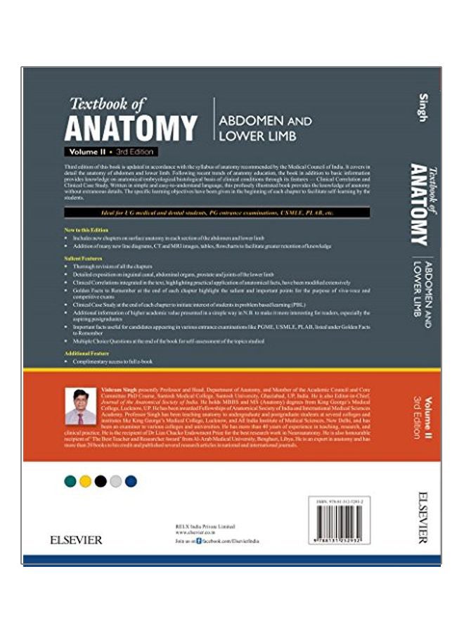 null - Textbook Of Anatomy, Volume 2, Edition Paperback English by Vishram Singh - 09 Jul 2018 - Image 1