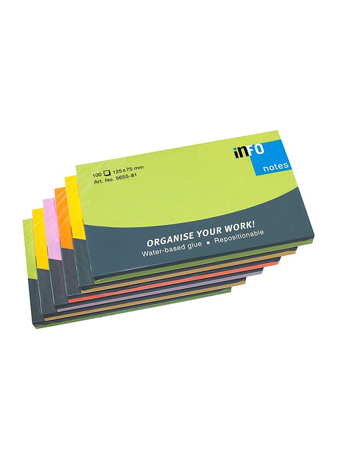 Info Note Sticky Note Set Multicolour - Image 3