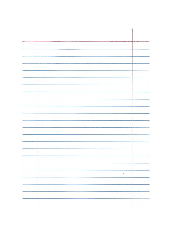 Psi A5 Single Line Right Margin Notebook, 100 Pages Multicolour - Image 2