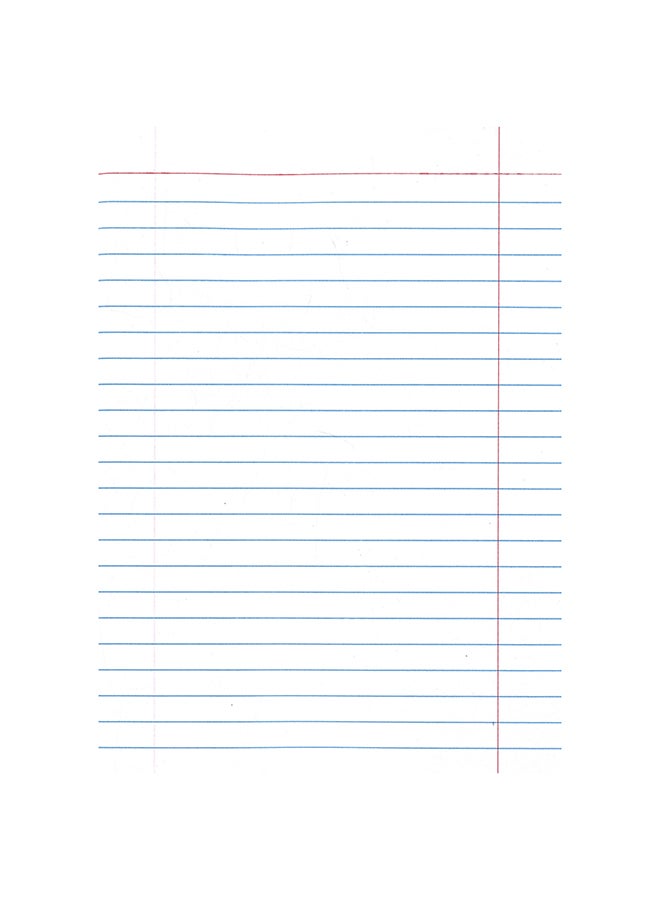 Psi - Single Line Right Margin Notebook, 200 Pages Multicolour - Image 1
