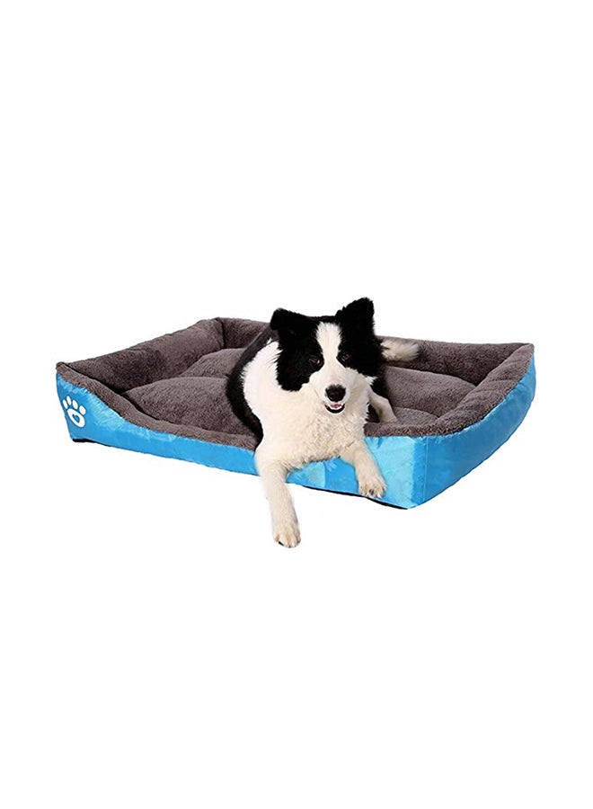 Kennel Pet Cushion Bed Blue/Grey 65x55centimeter - Image 3