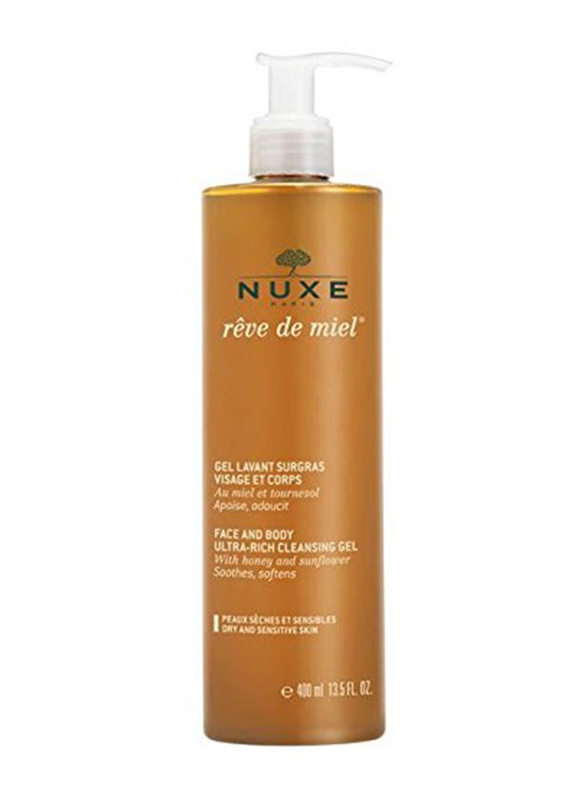 NUXE Face and Body Gel Cleaner 400ml - Image 1
