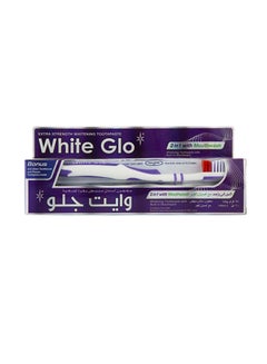 White Glo 2 in 1 Whitening Toothpaste With Mouthwash 100ml  - Image 1
