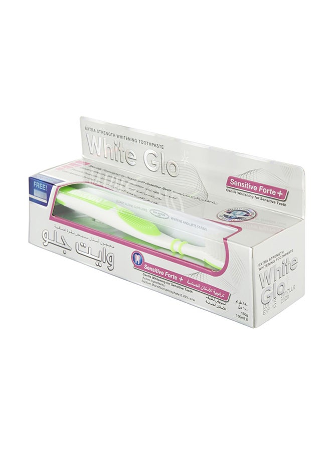 White Glo - Sensitive Forte Whitening Toothpaste 100ml - Image 1