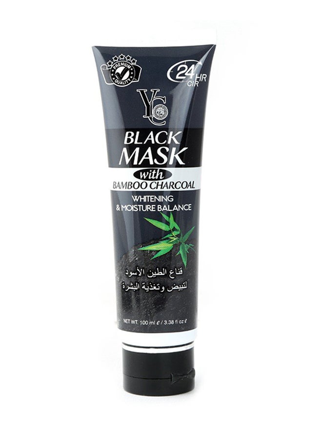 YC - Bamboo Charcoal Face Mask Black 100grams - Image 1