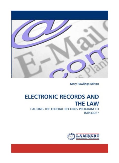 Electronic Records And The Law paperback english