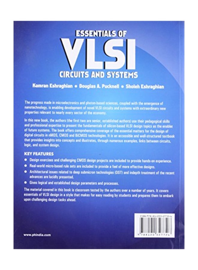 Essentials Of Vlsi Circuits And Systems Paperback English by Kamran Eshraghian - 40148  - Image 2
