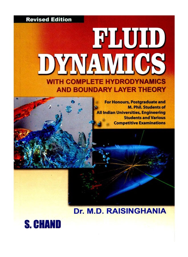 Fluid Dynamics - Revised Edition Paperback English by Dr.M.D.Raisinghania