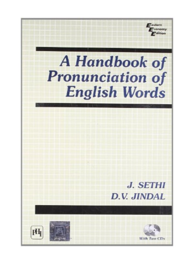 A Handbook Of Pronunciation Of English Words Paperback English by Sethi J 