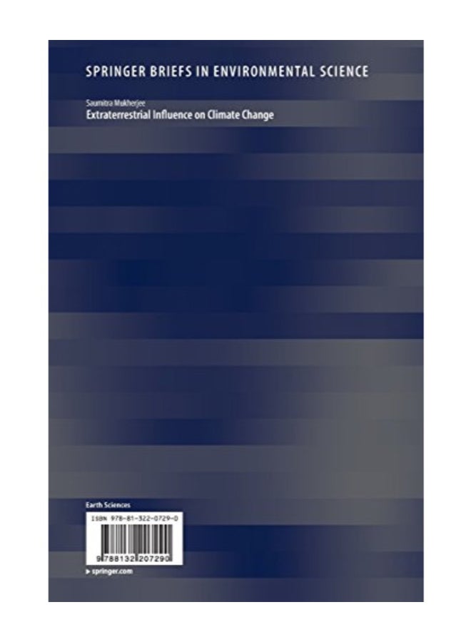 Extraterrestrial Influence On Climate Change (Springerbriefs In Environmental Science) Paperback English by Saumitra Mukherjee  - Image 2