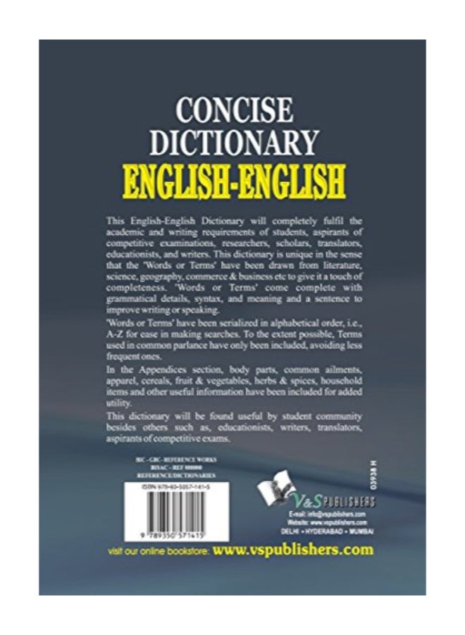English English Dictionary (Hb): English Word - Its Meaning In English Along With Sentence hardcover english  - Image 2