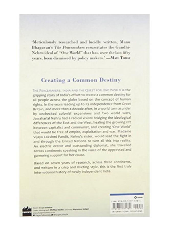 The Peacemakers: India And The Quest For One World paperback english  - Image 2