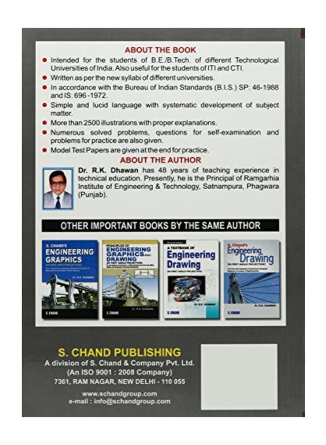 A Textbook Of Machine Drawing Paperback English by Dr. R. K. Dhawan - 42186  - Image 2