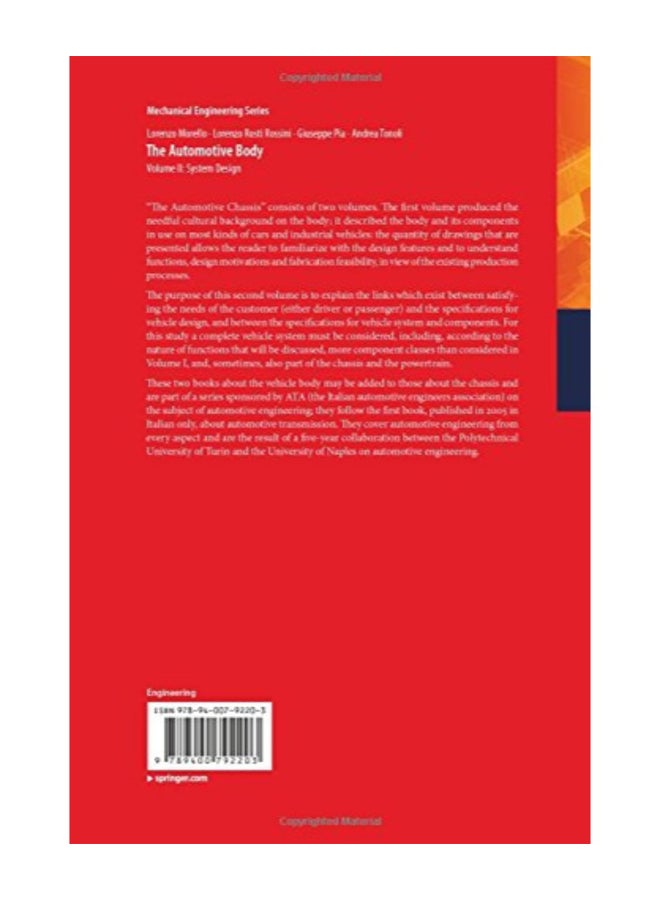 The Automotive Body: Volume Ii: System Design: 2 (Mechanical Engineering Series) paperback english - Image 2