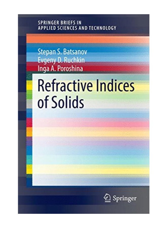 Refractive Indices Of Solids paperback english  - Image 1