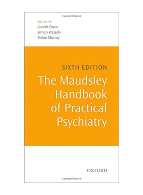 The Maudsley Handbook Of Practical Psychiatry Paperback English by Simon Wessely - 38539