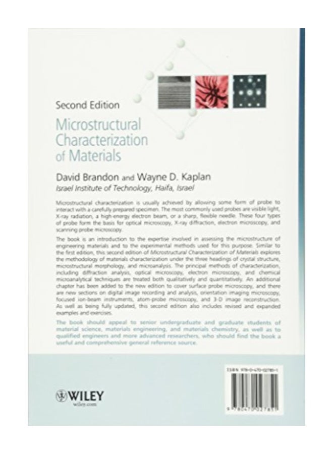 null - Microstructural Characterization Of Materials paperback english - Image 1