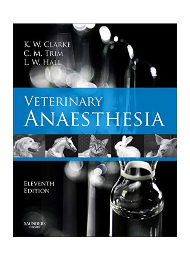 Veterinary Anaesthesia Hardcover English by K. W. Clarke  - Image 1
