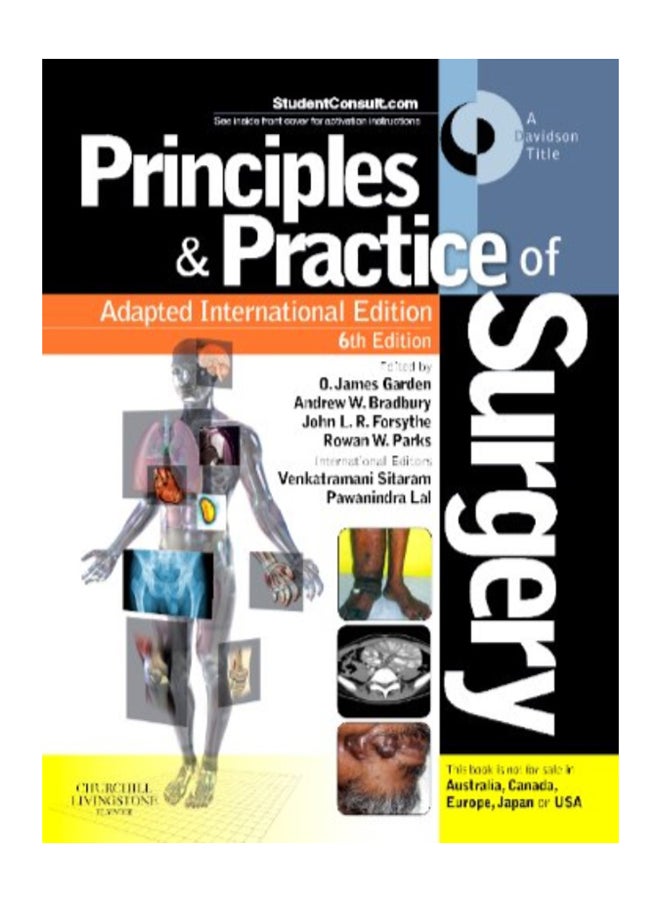 كتاب مبادئ وممارسة الجراحة الإصدار الدولي المعدل غلاف ورقي الإنجليزية - October