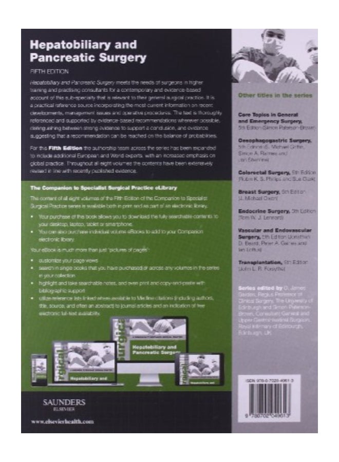 Hepatobiliary And Pancreatic Surgery:A Companion To Specialist Surgical Practice - Print And E-Book hardcover english - August  - Image 2