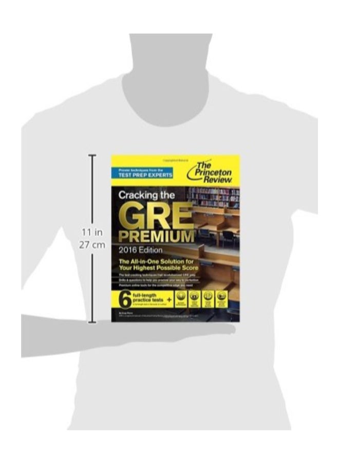 Cracking The Gre Premium 2016 Edition With 6 Practice Tests, (Graduate School Test Preparation) Paperback English by Princeton - 2015  - Image 2