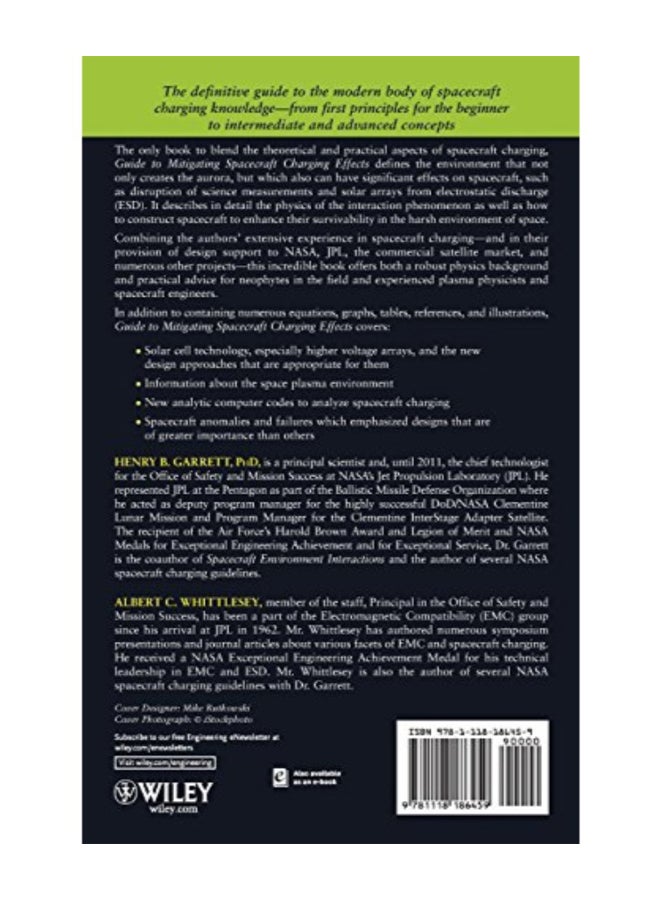 null - Guide To Mitigating Spacecraft Charging Effects (JPL Space Science And Technology Series) hardcover english - Image 1