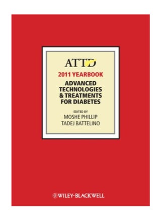 ATTD 2011 Year Book: Advanced Technologies And Treatments For Diabetes hardcover english - v1551248291/N21227937A_1