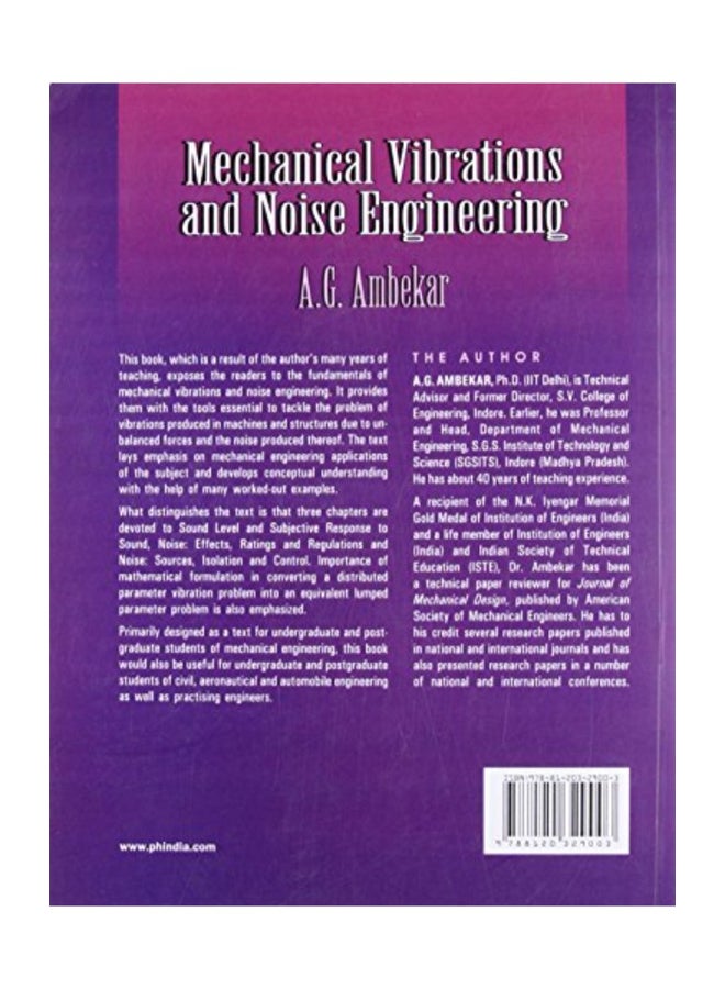 Mechanical Vibrations And Noise Engineering paperback english  - Image 2