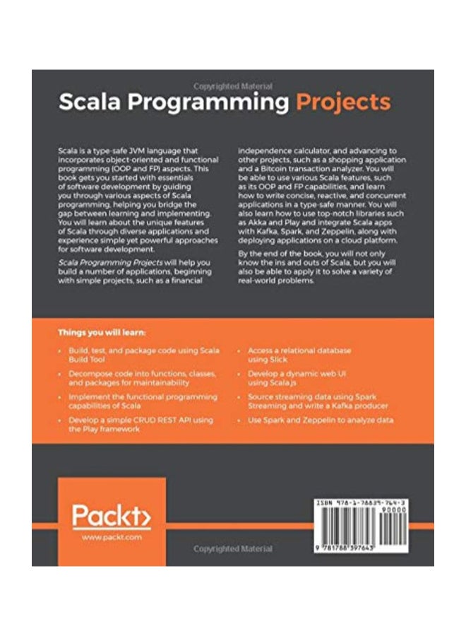 Scala Programming Projects paperback english