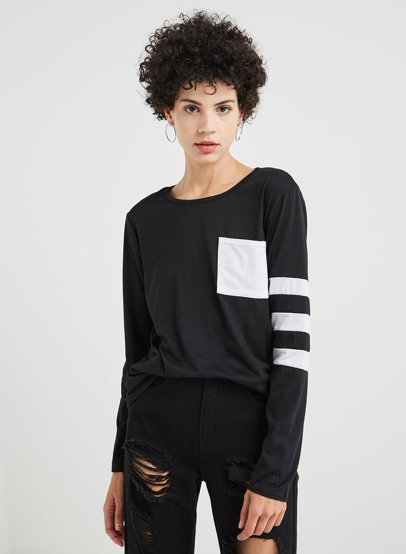ZERESOUQ - Round Neck T-Shirt Black - Image 1